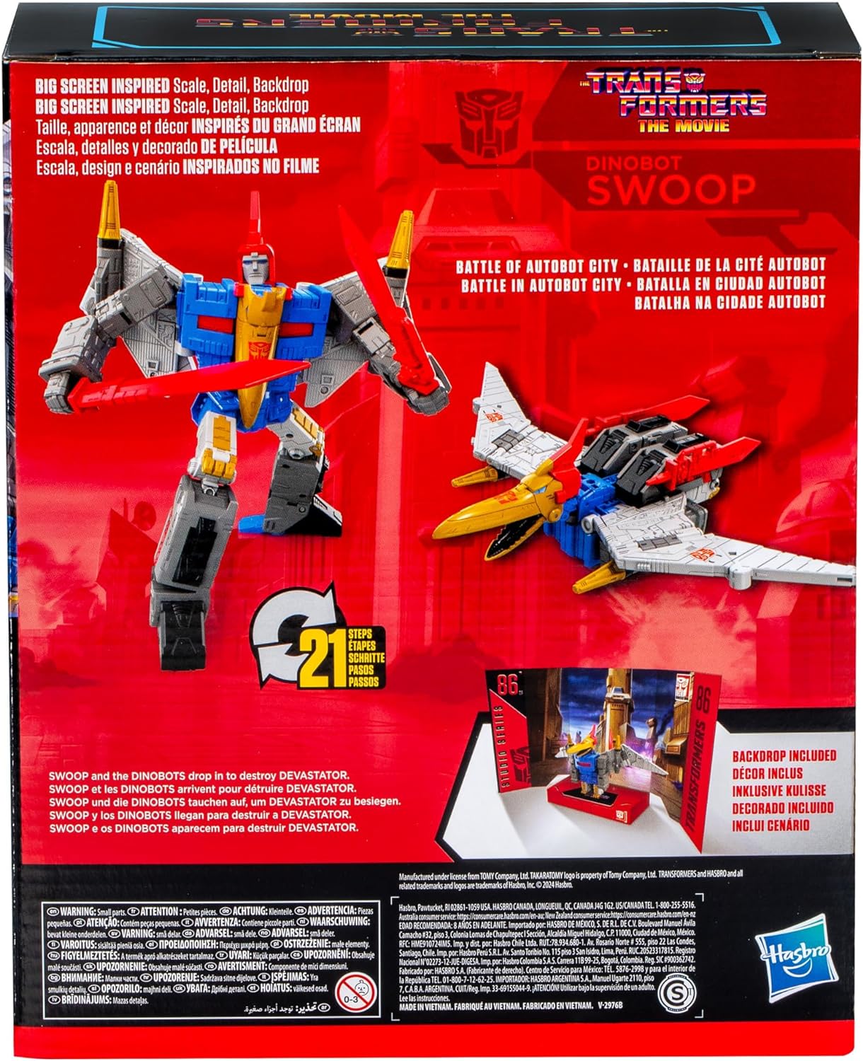 Transformers Generations Studio Series 86 #26 Leader Dinobot Swoop Action Figure