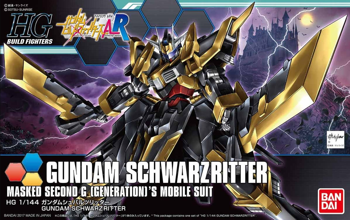 Gundam 1/144 HGBF #055 NK-13S Gundam Schwarzritter Model Kit
