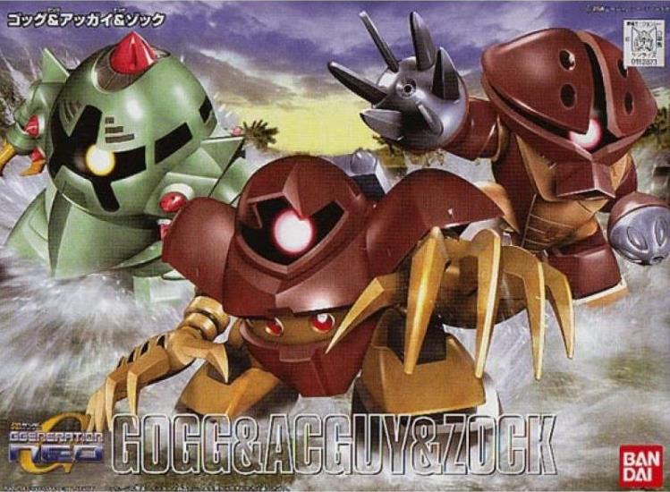 Gundam SD BB #238 Gogg and Acguy and Zock Senshi Model Kit