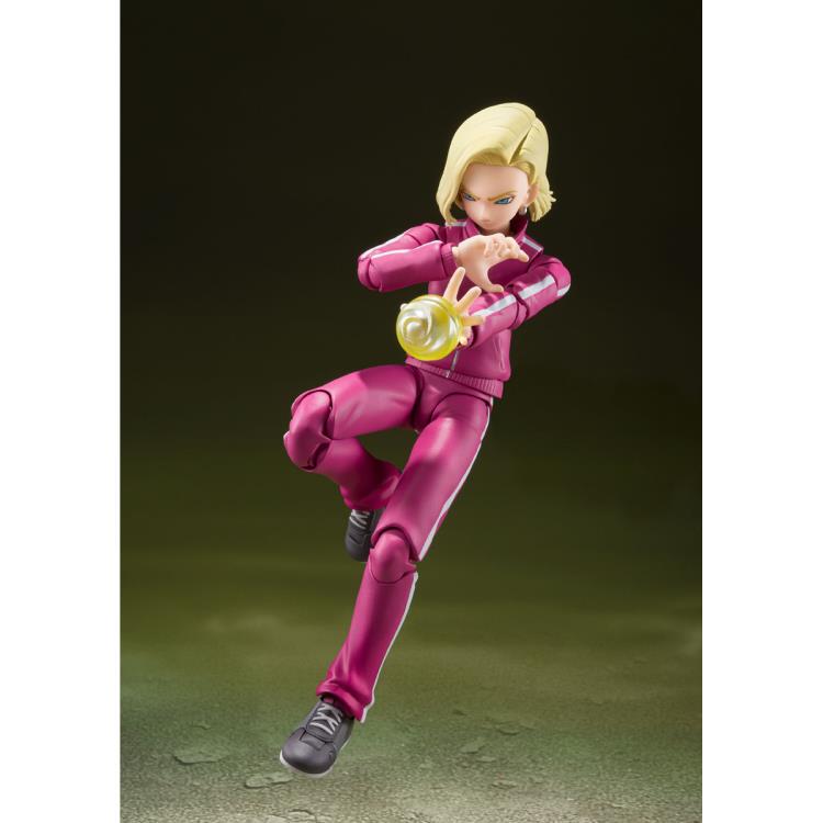 S.H. Figuarts Dragon Ball Super Android 18 (Universe Survival Saga) Exclusive Action Figure