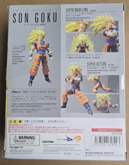 *Open Box* S.H. Figuarts Dragon Ball Z Super Saiyan 3 Son Goku Action Figure