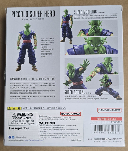 *Open Box* S.H. Figuarts Dragon Ball Z Piccolo Super Hero Action Figure