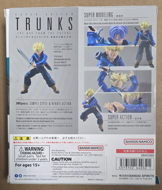 *Open Box* S.H. Figuarts Dragon Ball Z Super Saiyan Trunks -The Boy From The Future- Action Figure