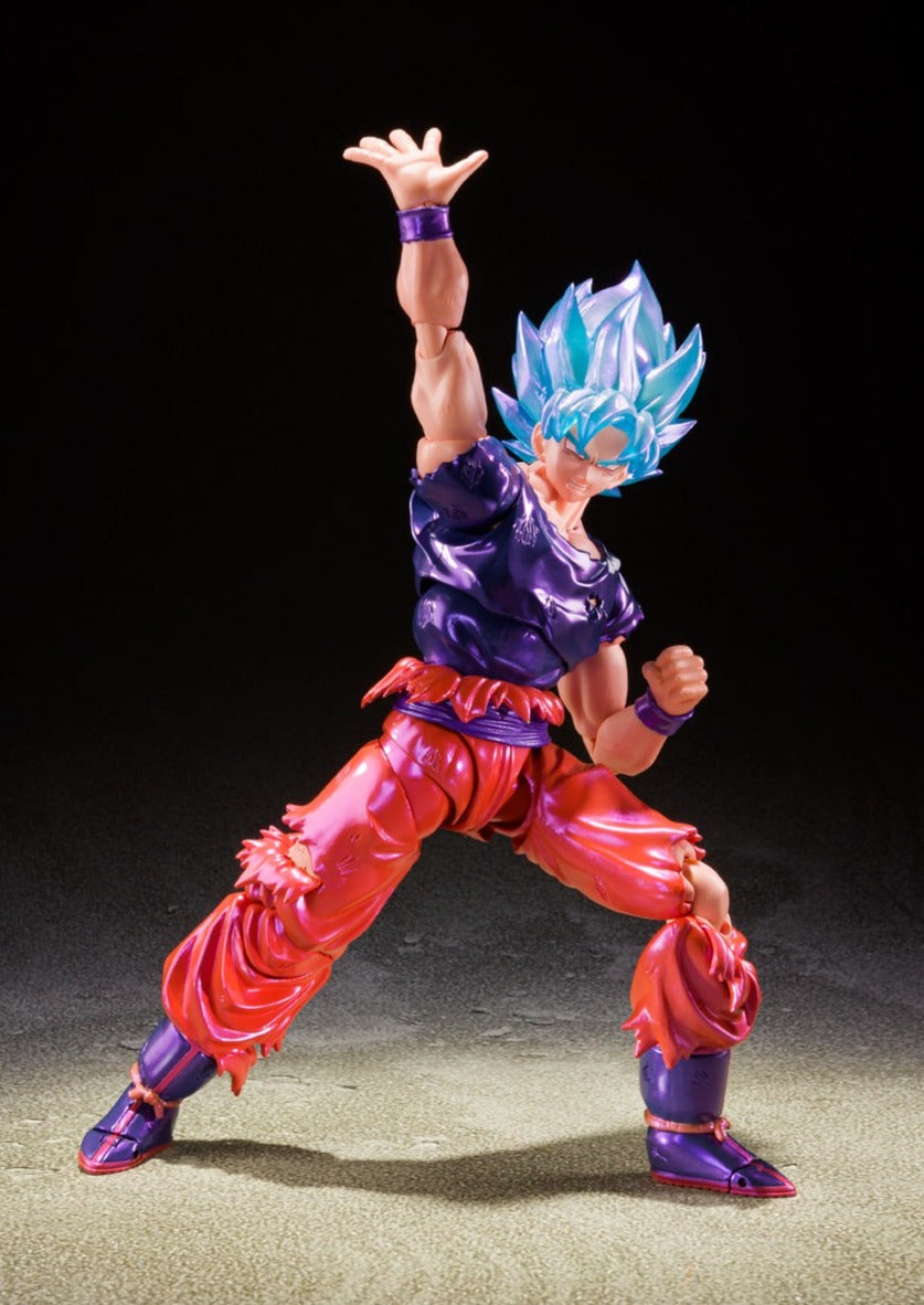 S.H. Figuarts Dragon Ball Super Super Saiyan God Super Saiyan Son Goku Kaio-Ken Exclusive Action Figure