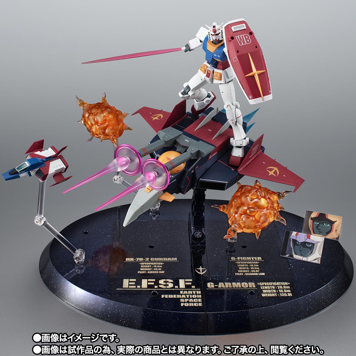Robot Spirits R-SP G-Armor Ver. A.N.I.M.E (Gundam 45th Anniversary) Action Figure