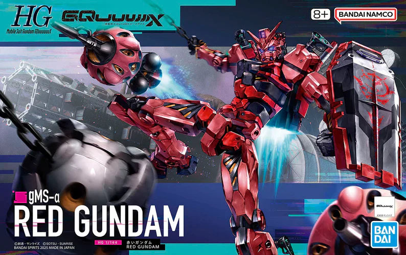 Gundam 1/144 HG GQX #04 gMS-a Red Gundam Model Kit