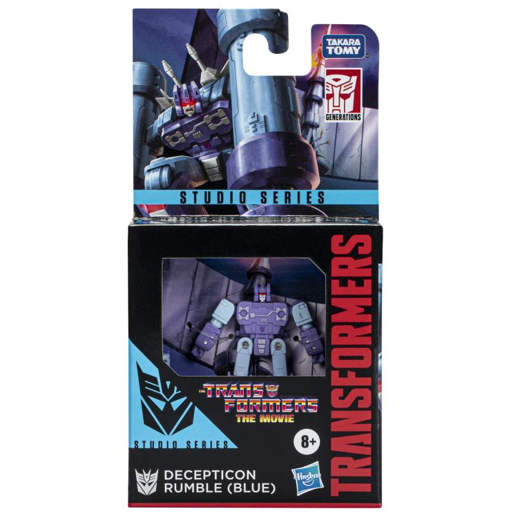 Transformers Studio Series 86 Core Decepticon Rumble (Blue) Action Figure