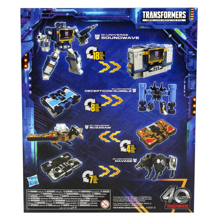 Transformers Generations Legacy United Leader Class G1 Universe Soundwave Action Figure