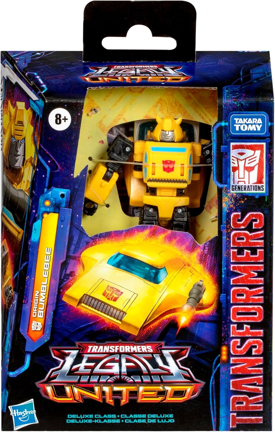 Transformers Generations Legacy United Deluxe Class Origin Bumblebee Action Figure