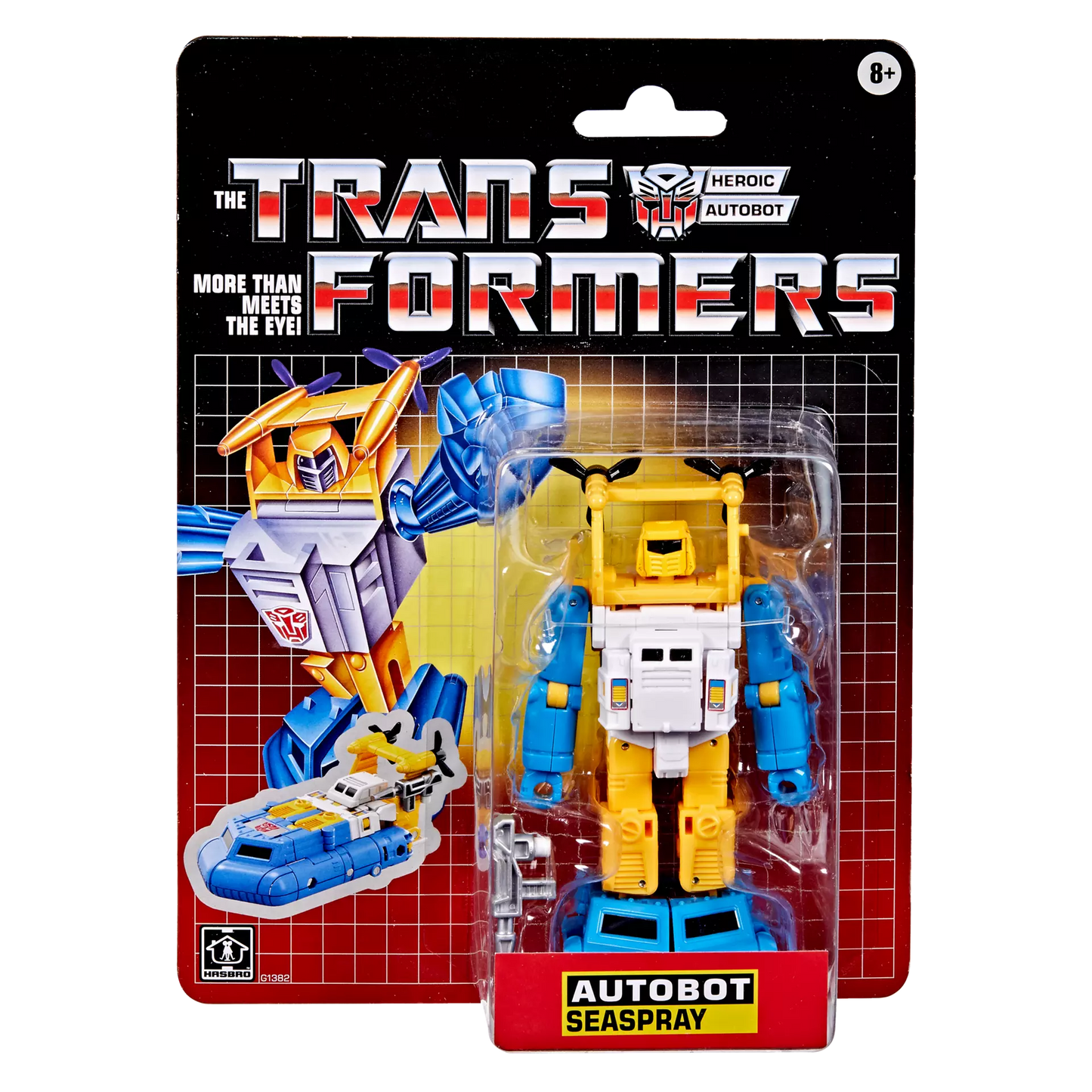 Transformers G1 Retro Carded Autobot Seaspray Action Figure