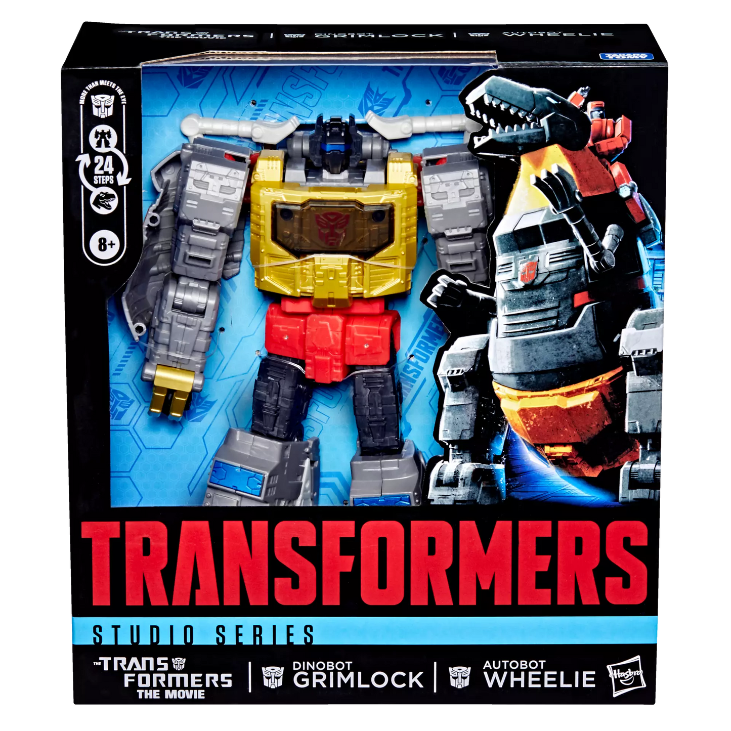 Transformers The Movie Studio Series Leader Dinobot Grimlock and Wheelie Action Figure