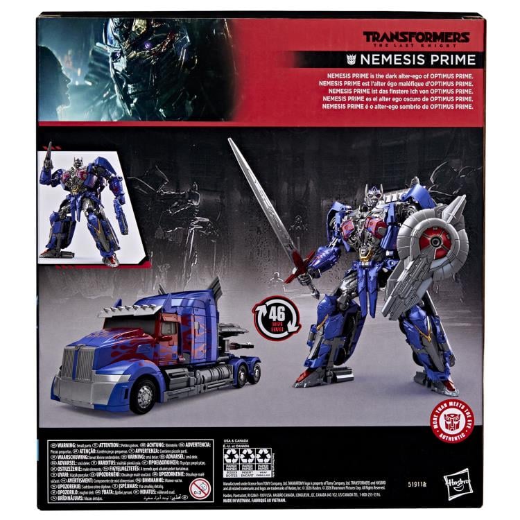 Transformers Studio Series The Last Knight Nemesis Prime Action Figure