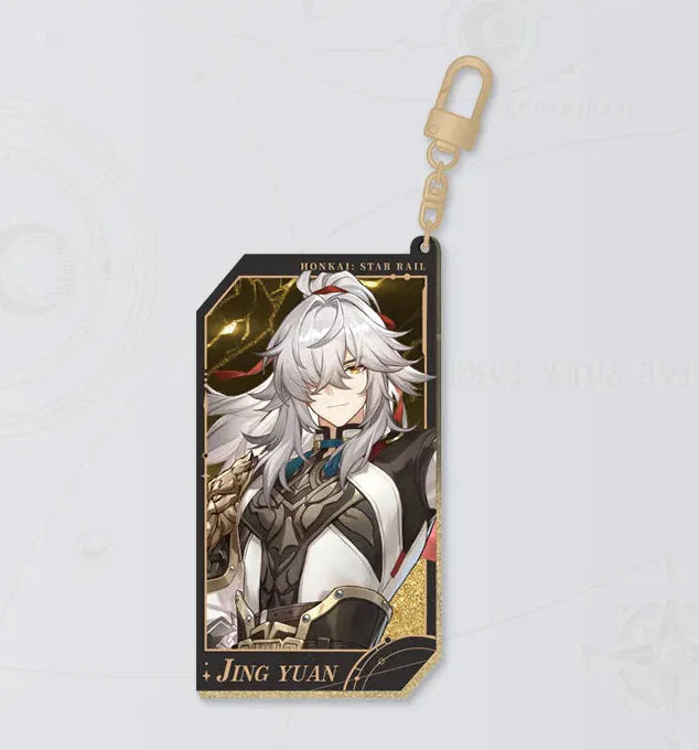 Honkai: Star Rail All Stars Invite PV Series Quicksand Glitter Keychain - Jing Yuan