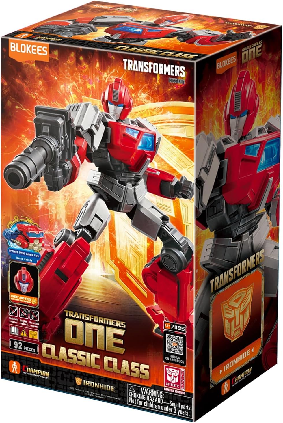 Blokees Transformers Classic Class #19 Ironhide (Transformers One) Model Kit