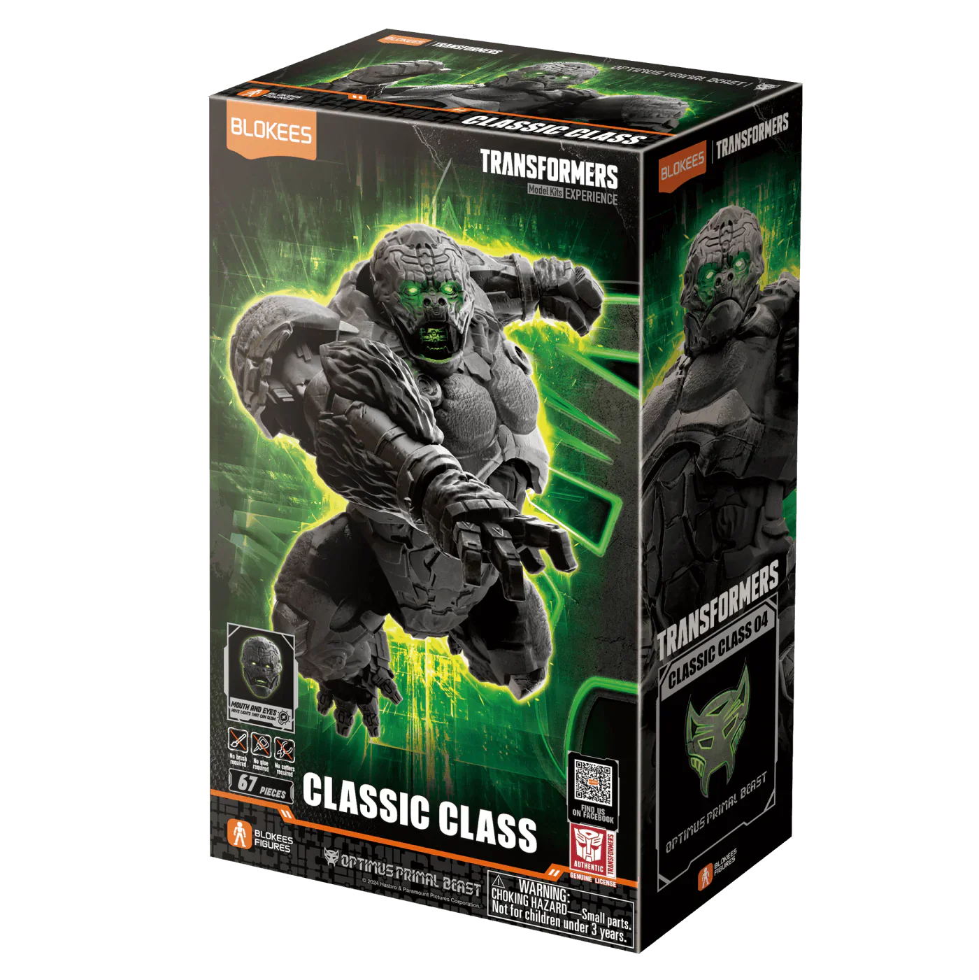Blokees Transformers Classic Class #04 Optimus Primal Beast (Rise of the Beast) Model Kit
