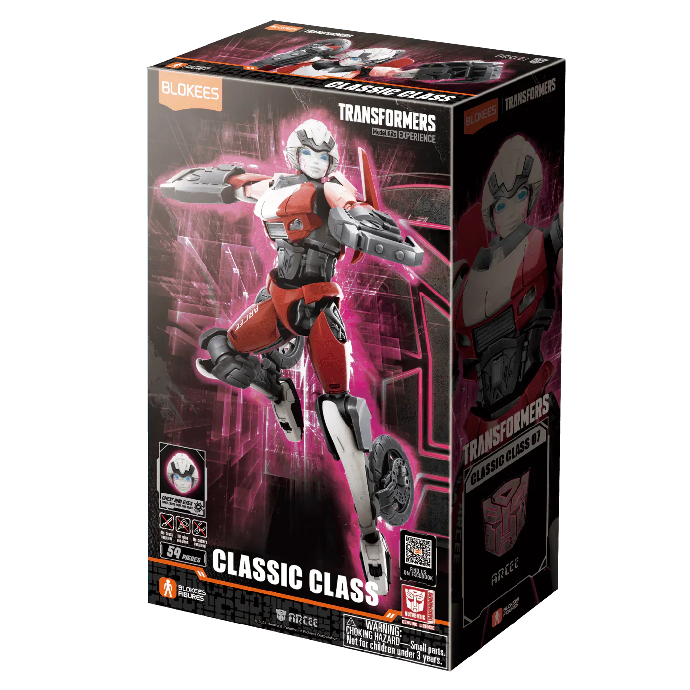 Blokees Transformers Classic Class #07 Arcee (Rise of the Beast) Model Kit