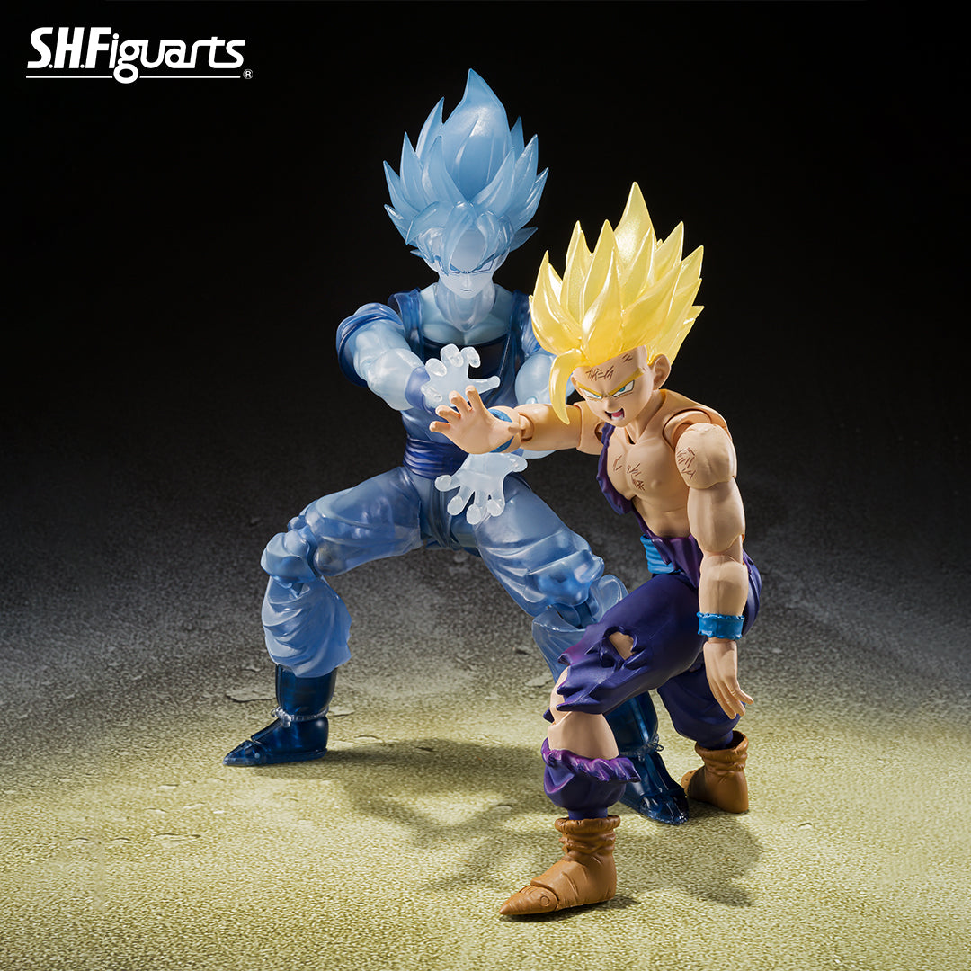 S.H. Figuarts Dragon Ball Z Super Saiyan Son Goku and Super Saiyan 2 Son Gohan Action Figure SDCC 2023 Exclusive