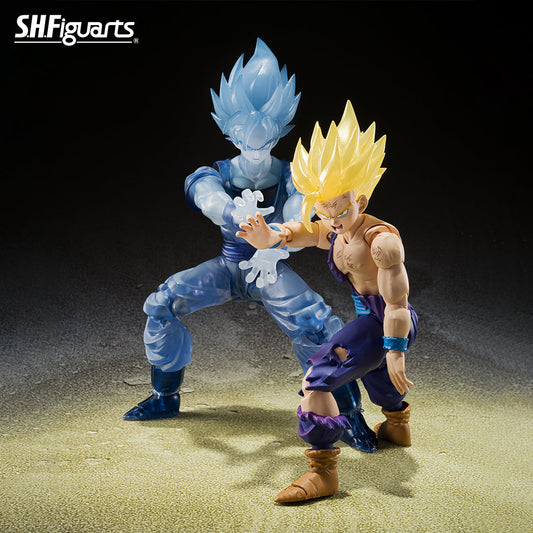 S.H. Figuarts Dragon Ball Z Super Saiyan Son Goku and Super Saiyan 2 Son Gohan Action Figure SDCC 2023 Exclusive