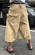 STEEPC Double-Belt Culotte Shorts