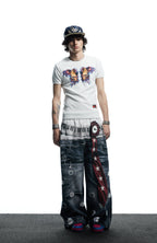 DND4DES Playful Print Baggy Trousers