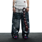 DND4DES Playful Print Baggy Trousers