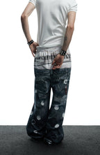 DND4DES Playful Print Baggy Trousers