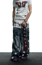 DND4DES Playful Print Baggy Trousers