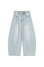 CLP Washed Diamond-Dusted Curved-Leg Jeans