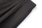 CLP Stitched Pleated Denim Pants