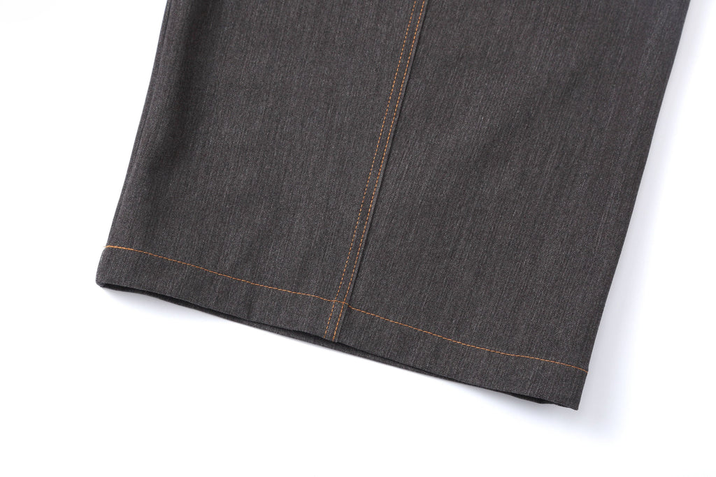 CLP Stitched Pleated Denim Pants