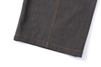 CLP Stitched Pleated Denim Pants