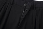 CLP Pleated Draped Wide-Leg Trousers