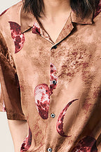 EPIC POETRY Planetary Full-Print Half Shirt