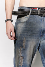 DND4DES Distressed Dusty Flared Jeans
