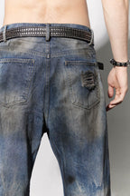 DND4DES Distressed Dusty Flared Jeans