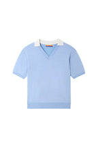 CLP V-Neck Detachable Collar Knitted Tee