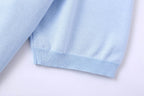 CLP V-Neck Detachable Collar Knitted Tee