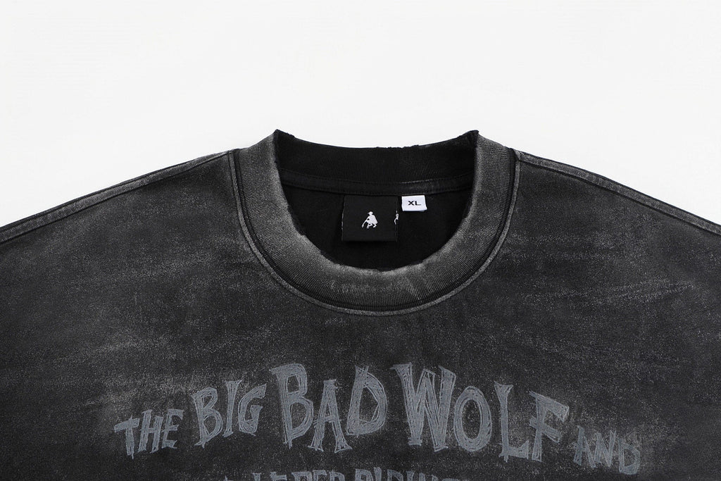 FACEONLAB Big Bad Wolf Oversized T-Shirt