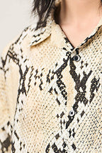 EPIC POETRY Python Cuban Half Shirt