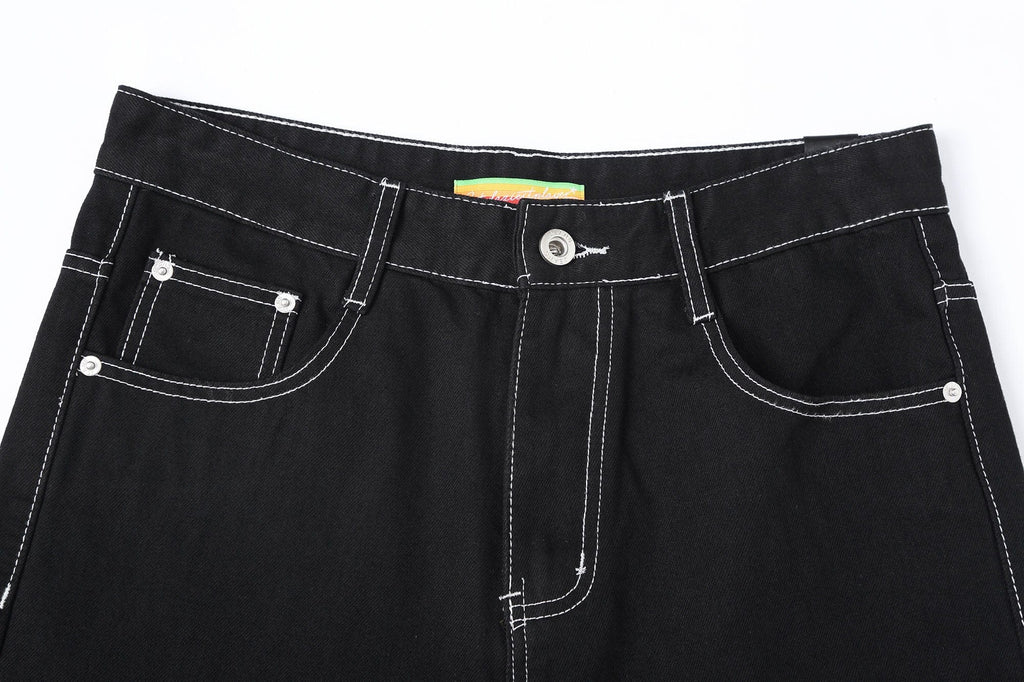 CLP Retro Stitch Ribbon Flared Jeans