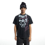 DND4DES Washed Punk Graphic T-Shirt