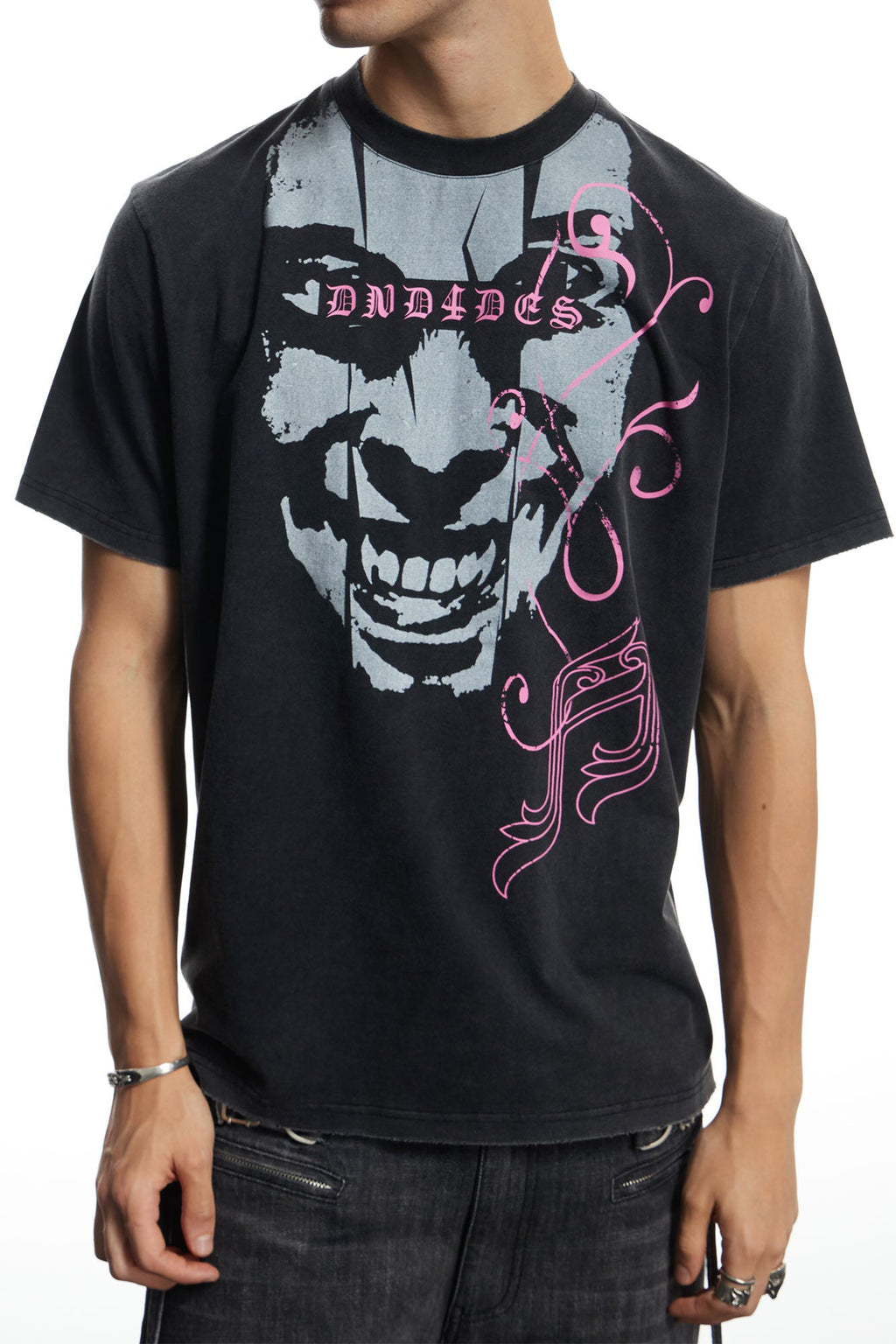 DND4DES Washed Punk Graphic T-Shirt