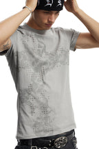 DND4DES Rivet Cross Graphic T-Shirt