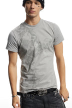 DND4DES Rivet Cross Graphic T-Shirt