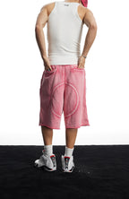 DND4DES Washed Double-Knee Sweat Shorts