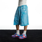 DND4DES Washed Double-Knee Sweat Shorts