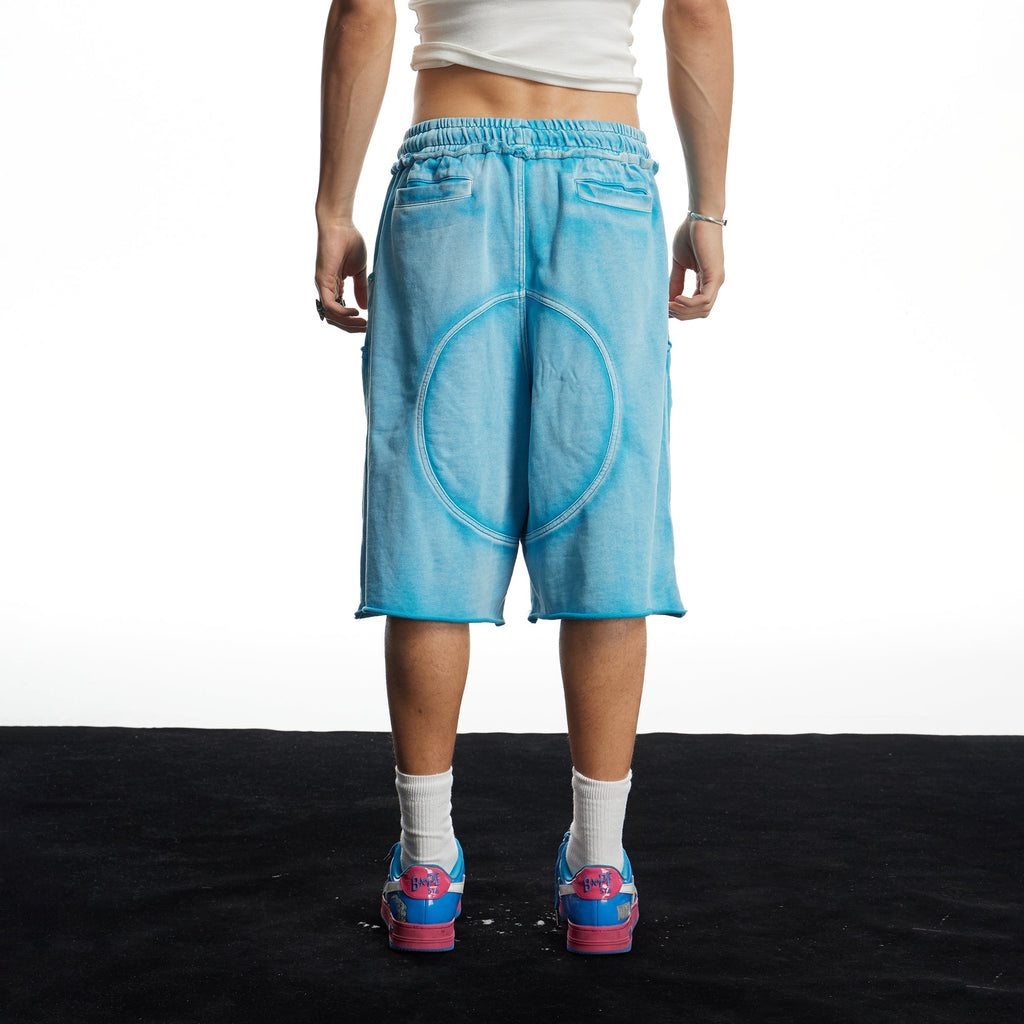 DND4DES Washed Double-Knee Sweat Shorts