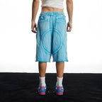 DND4DES Washed Double-Knee Sweat Shorts