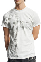DND4DES Rivet Cross Graphic T-Shirt
