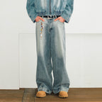 KREATE Inverted Deconstructed Baggy Jeans